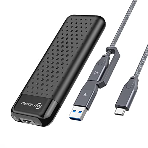 ORICO M.2 NVMe SSD Enclosure with 9-in-1 USB C Docking Station USB-C Hub  Adapter with NVMe Slot(Up to 4TB), PD 100W, 3 x 10Gbps USB3.1 USB-A,  Type-C